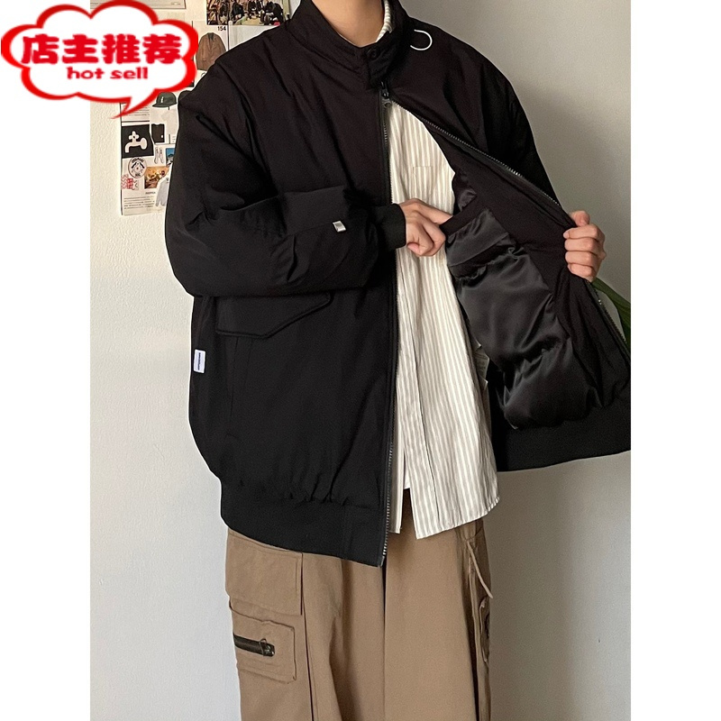 SHANCHAOB东日系男装复古户外宽松休闲复古工装夹克百搭外套男
