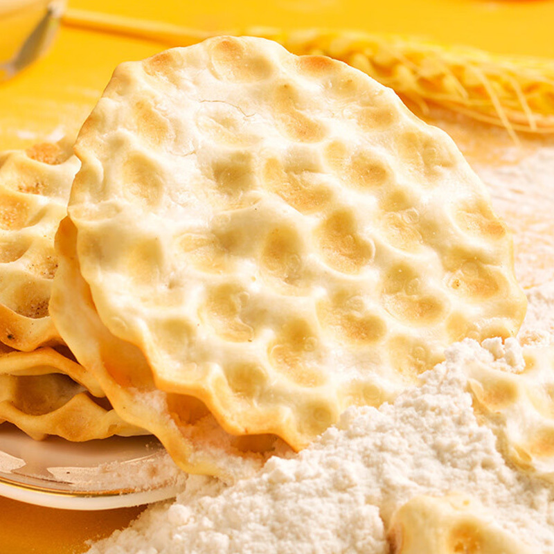 海玉休闲饼干石头饼休闲零食品独立小包装五谷红糖味500g
