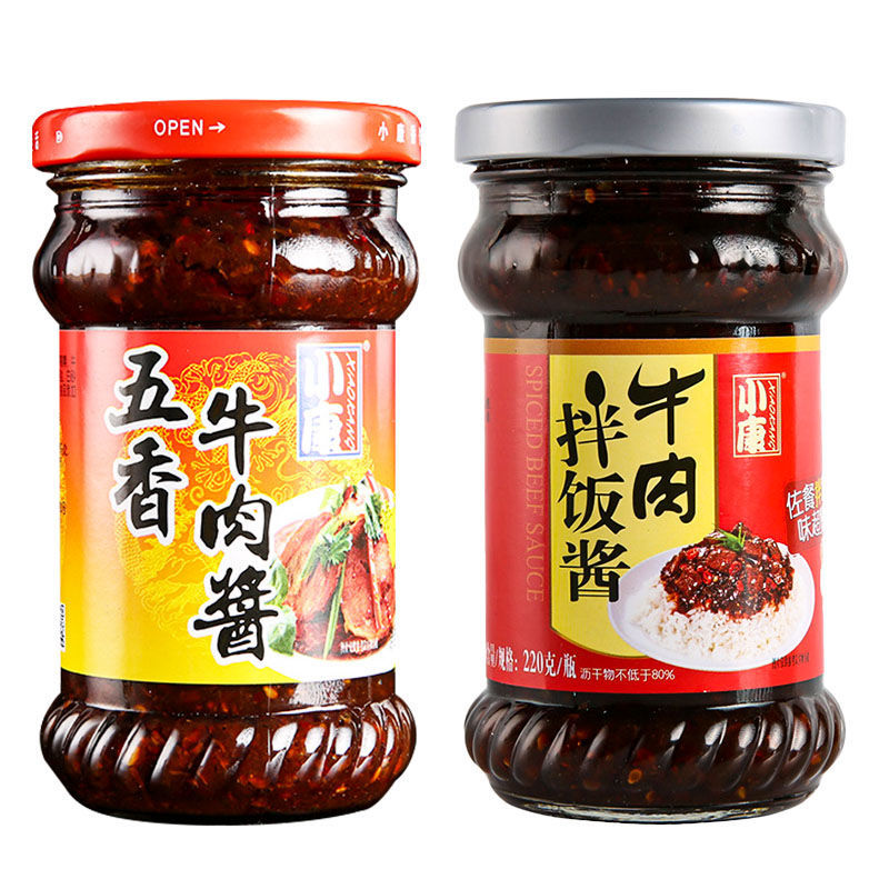 组合酱 小康牛肉酱五香240g+拌饭220g