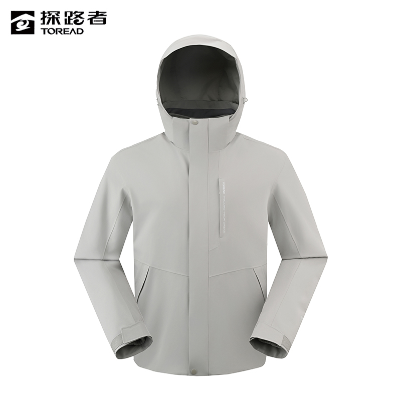 探路者 男式套绒冲锋衣 TAWWAN91537/件高清大图