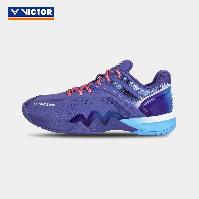 VICTOR/威克多 羽毛球鞋稳定类U2.5标准楦P8500NLite P8500NL/BM（船长蓝/阿拉斯加蓝） 41码