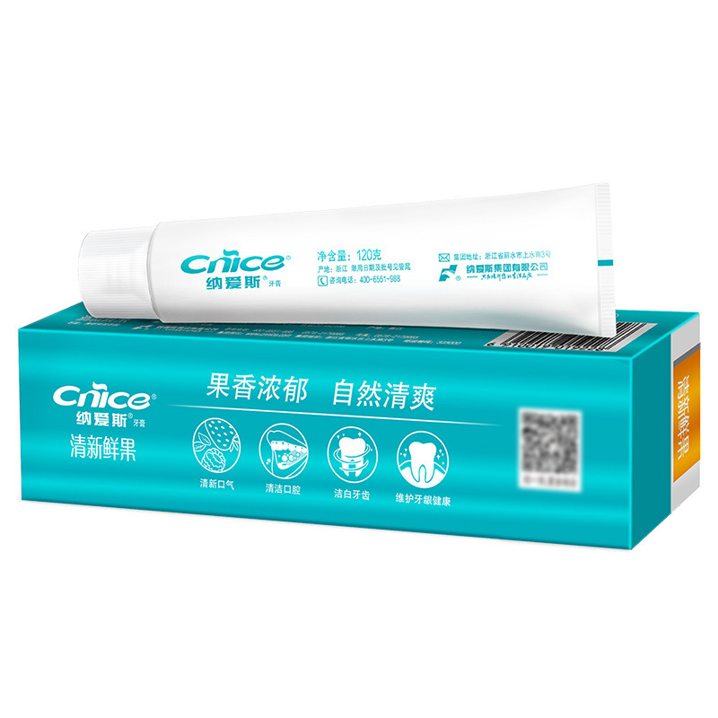 纳爱斯清新鲜果牙膏120g