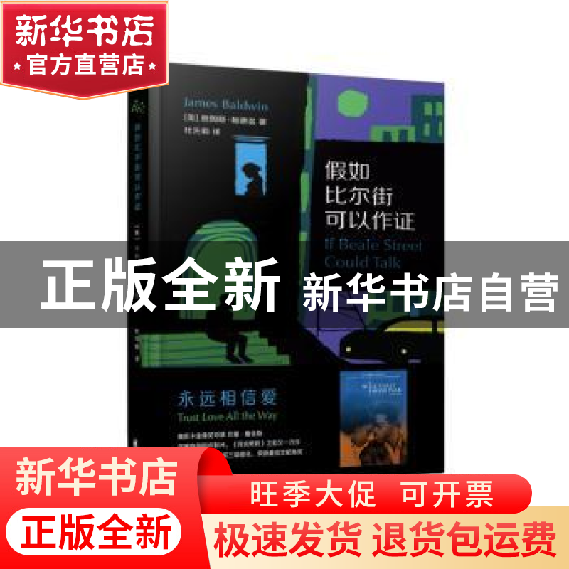 正版 假如比尔街可以作证 【美】 詹姆斯·鲍德温 著,杜先菊 译 上
