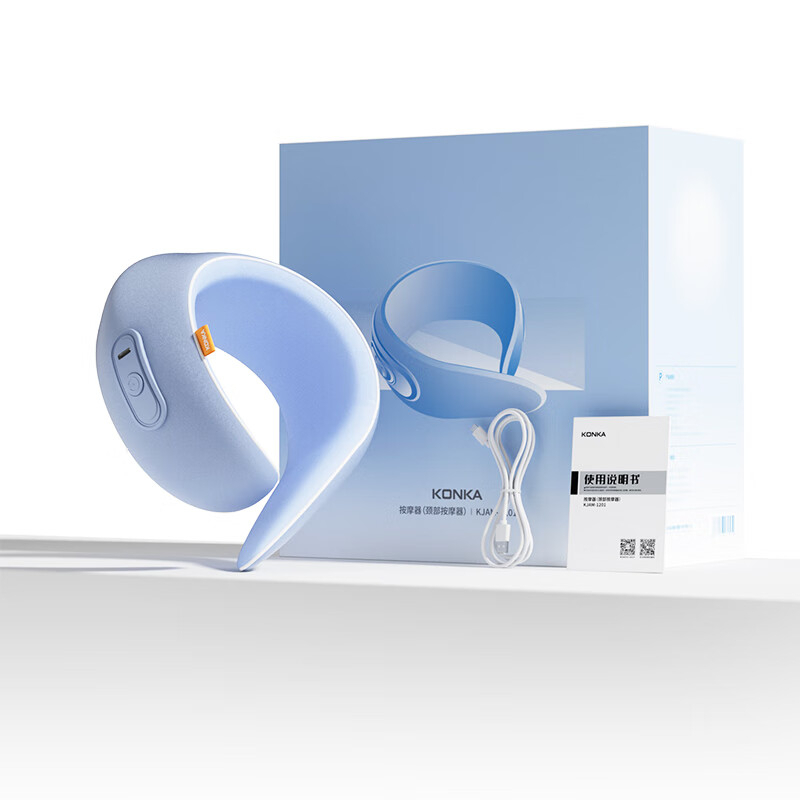 康佳按摩器亲肤透气轻便舒适温感热敷KJAM-1201高清大图