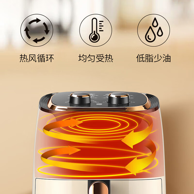 美穗吉家 空气炸锅4L高清大图