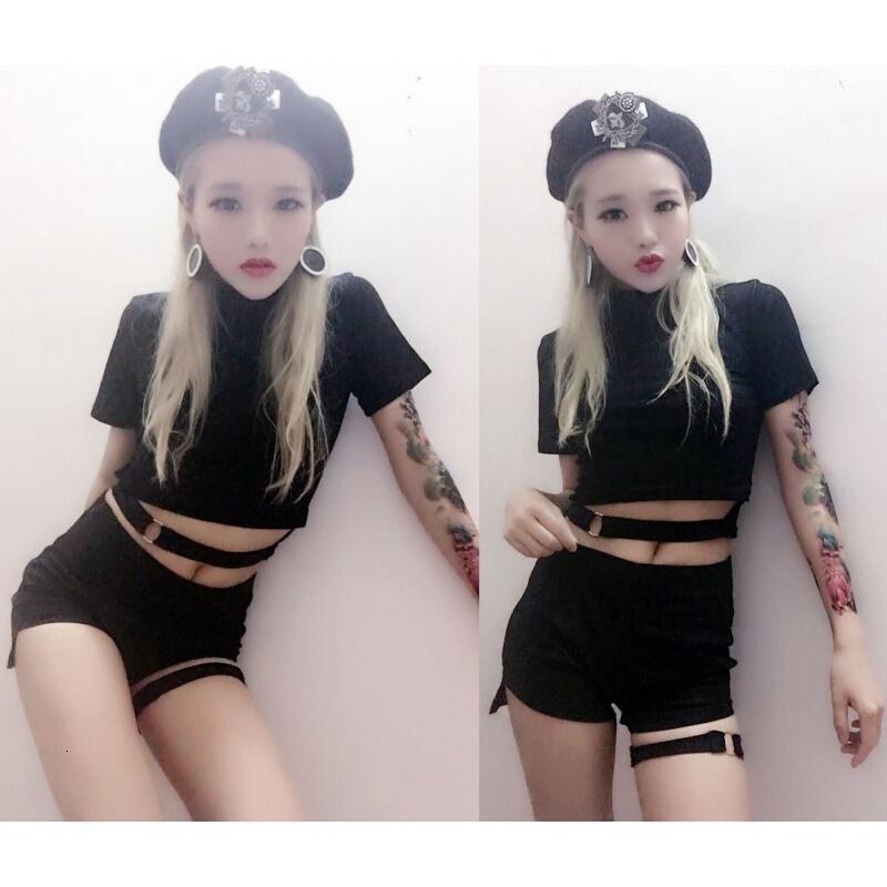 新款夜店酒吧dj女歌手舞台装ds演出服爵士舞服装jazz表演嘻哈街舞
