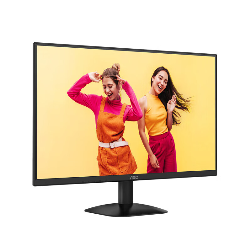 AOC显示器Q27B30E 27英寸2K显示器 IPS HDR10 广视角窄边框支持壁挂低蓝光不闪屏家用办公显示屏高清大图