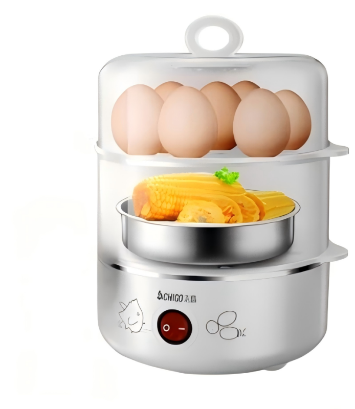 志高(CHIGO)煮蛋器ZDQ210白色双层*高清大图