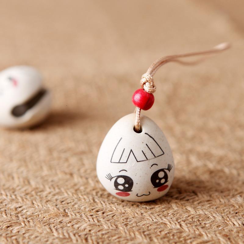 景德镇手工饰品手绘陶瓷铃铛饰车挂饰陶泥包包挂饰品jdqg3714送女朋友