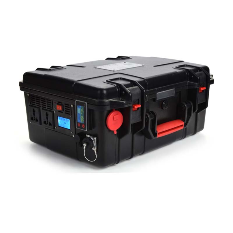 LHDQ 领航电器 便携式移动电源 LH600I 2000W 220V 续航≥6h 冷光6000K IP65 黑色