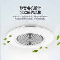 松下LED风扇灯适悦光调光餐厅吊灯简约客厅遥控吊扇灯HHLMZ1009