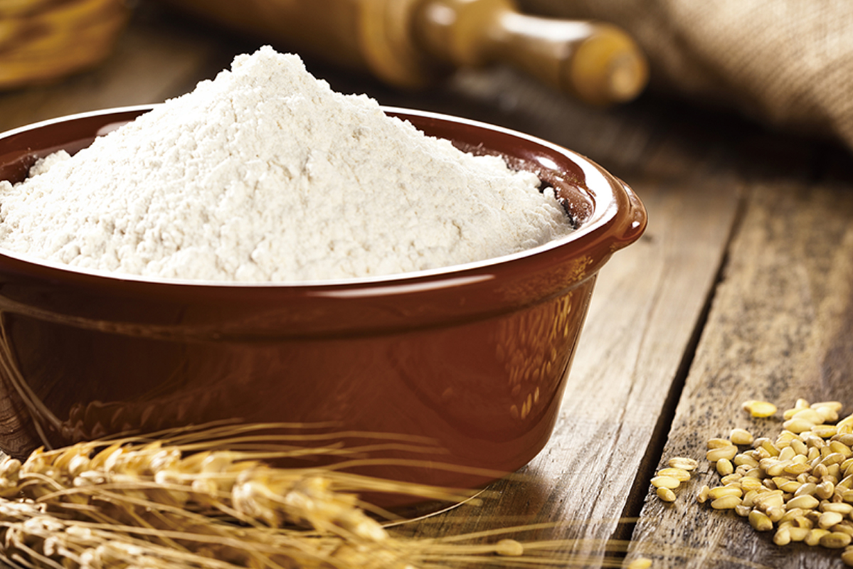 五色谷饺子用小麦粉新包装5KG高清大图