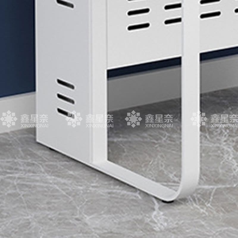 鑫星奈 钢架电脑桌培训桌机房电脑桌学习桌课桌 单人位B款图片