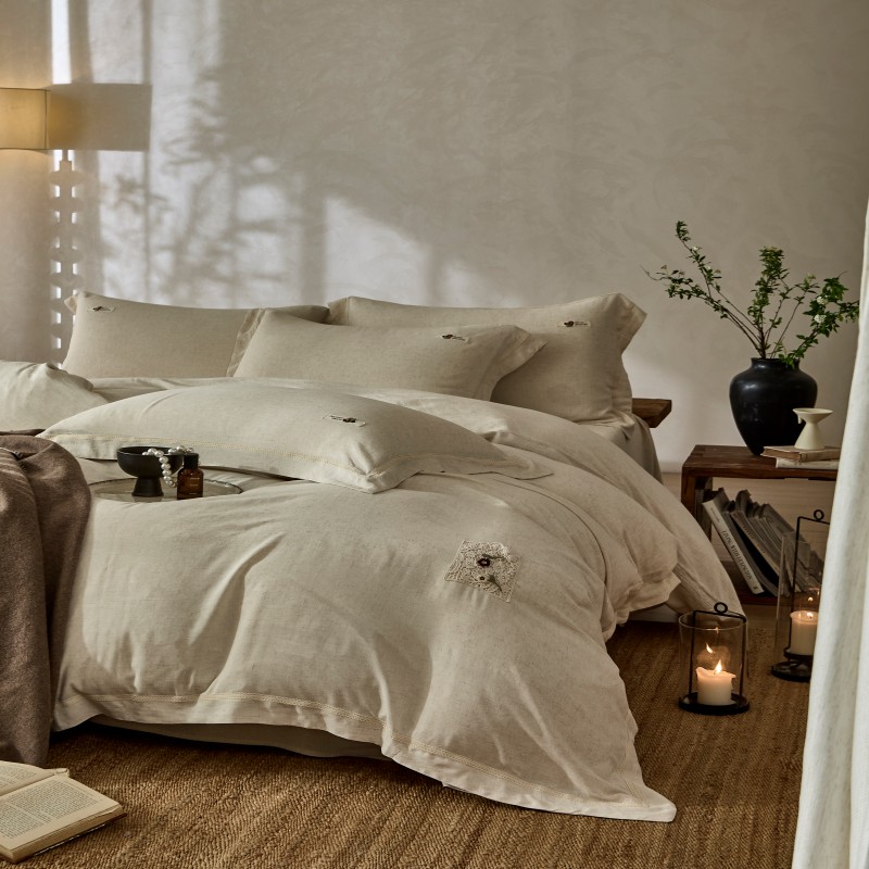 汉司家纺 HANSI-73 竹麻四件套 220*240cm (计价单位:套)高清大图