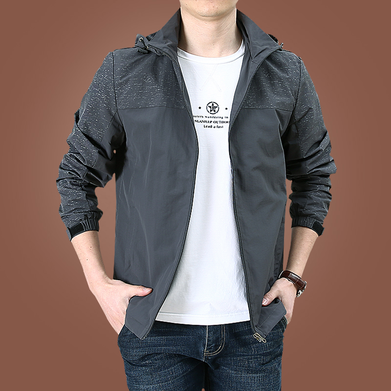 newlake男士秋季外套休闲夹克男春秋款宽松立领男装2020新款秋装上衣