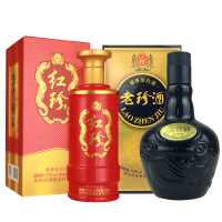 【珍酒官方授权】珍酒53度老珍酒500ml+红珍500ml实惠组合装酱香型固态粮食白酒坤沙酒高度白酒粮食酿造亲民口粮