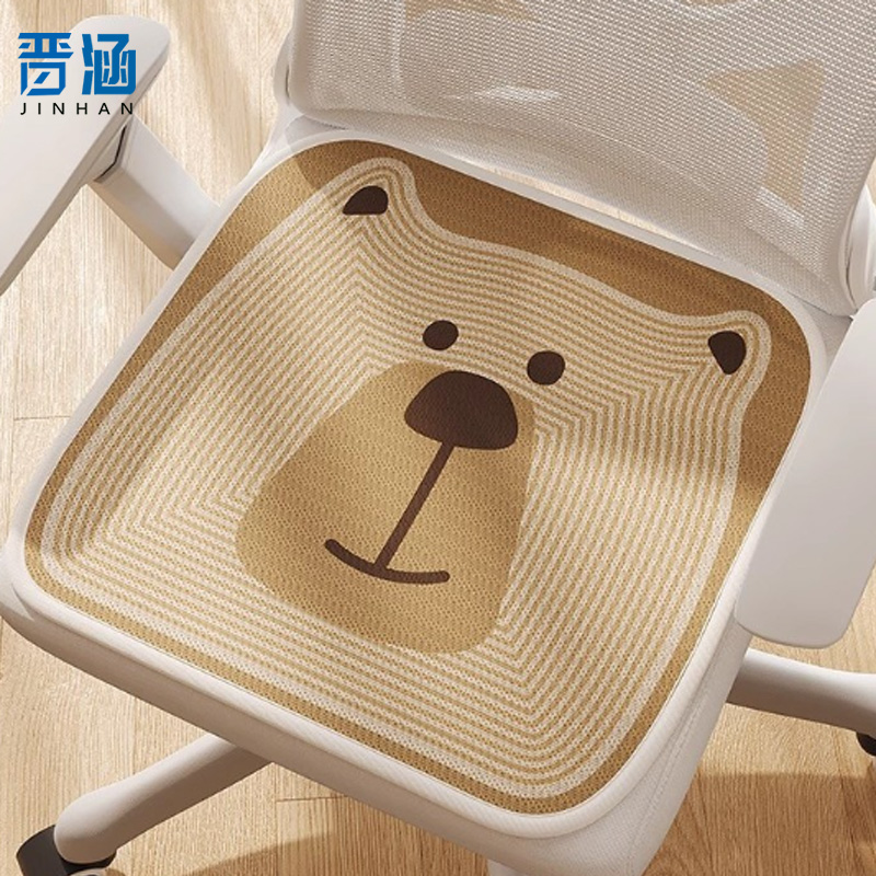 晋涵 卡通冰丝坐垫 40*40cm 个高清大图