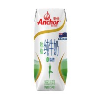 安佳(Anchor) 脱脂纯牛奶 250ml*10盒/礼盒装 新西兰进口 送礼佳品