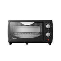 美的(Midea)电烤箱 10升迷你烤箱 家用多功能 双层烤位 70-230度温控 易清洁镀锌内胆PT1013