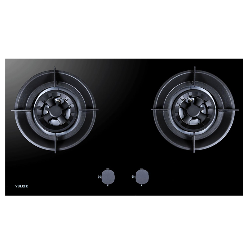 玉立(yuli)jzy/t-b218 天然气 零秒 直火 燃气灶煤气灶钢化玻璃灶
