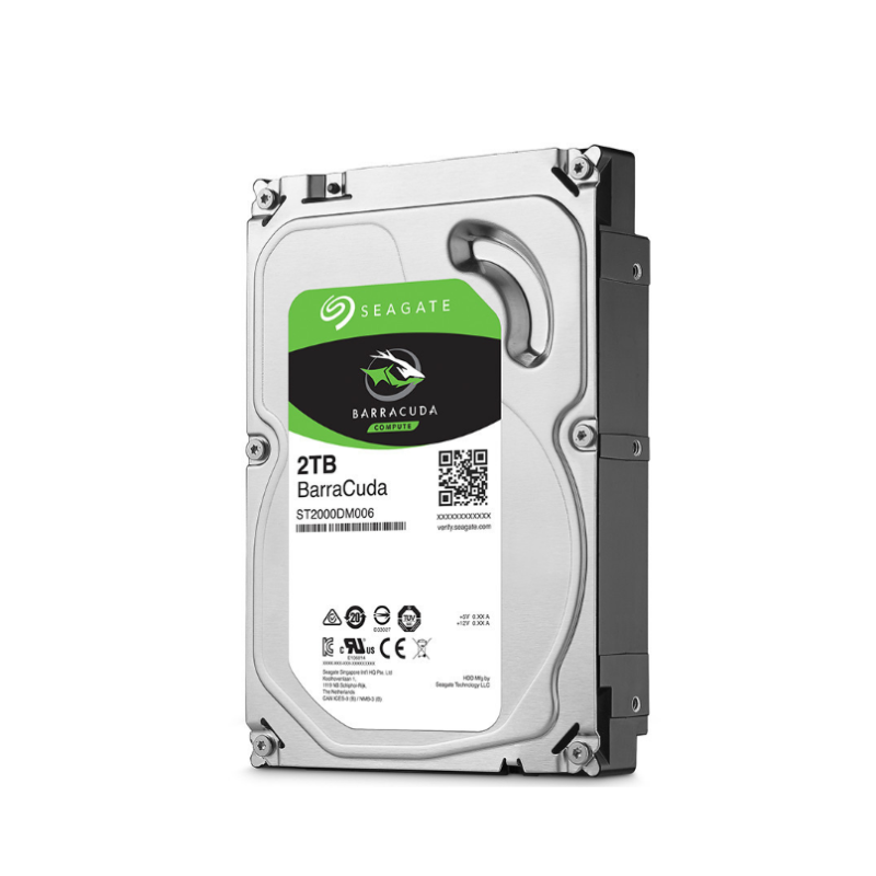 希捷(Seagate)酷鱼系列2TB 7200转64M SATA3 台式机硬盘(ST2000DM008)