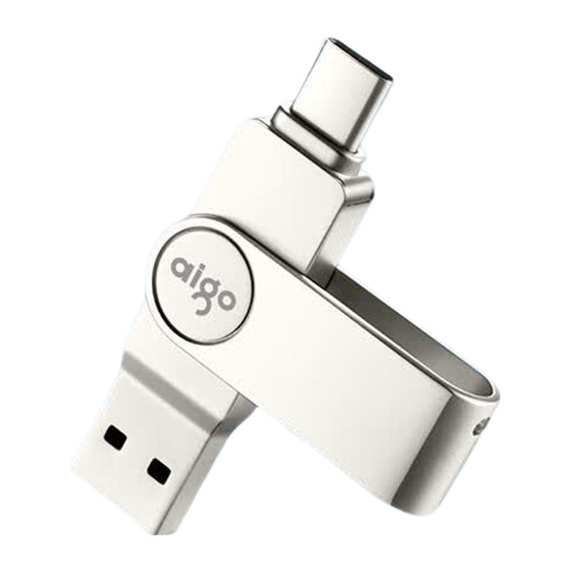爱国者(AIGO) U356 64G Type-C USB3.1 U盘 银色
