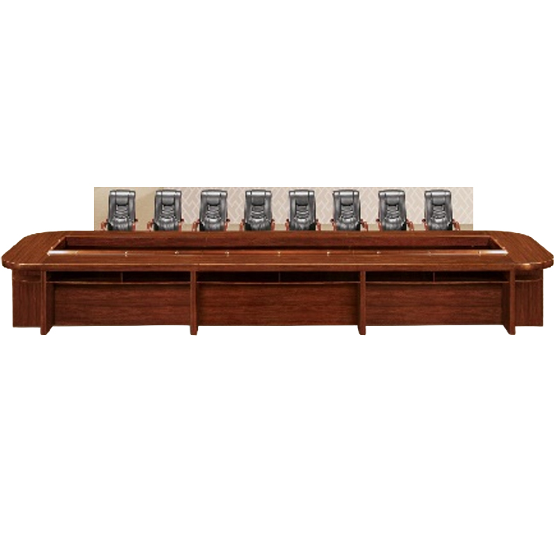 大央会议桌H-8060 6000W*2000D*760H(双层)办公家具会议桌长方形大型长桌简约现代会议室洽谈桌