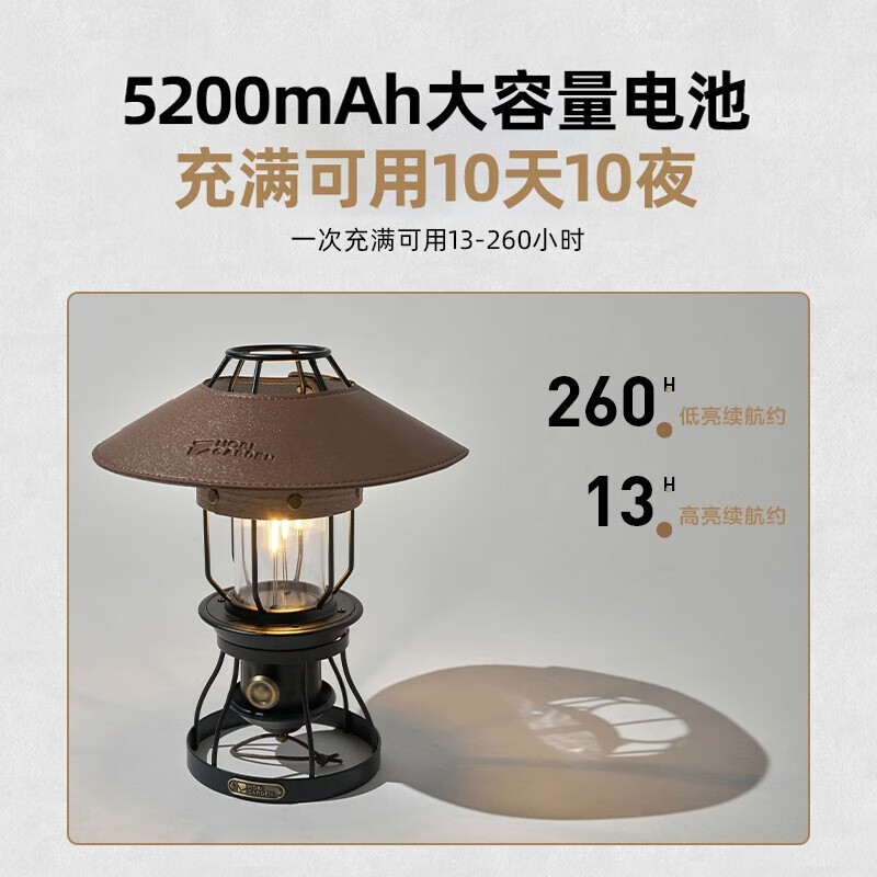 牧高笛 户外露营LED帐篷灯氛围照明手提营灯星芒多功能营灯 星芒多功能营灯 NX23673001