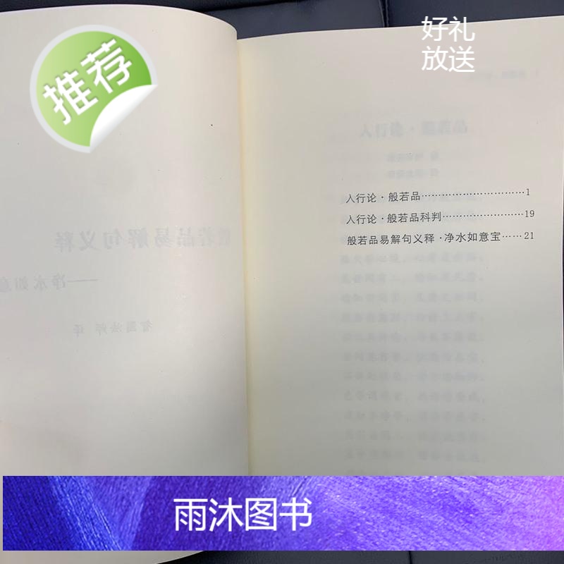 《般若品释·净水如意宝》般若(6)益西彭措堪布著 高清16大开本高清大图