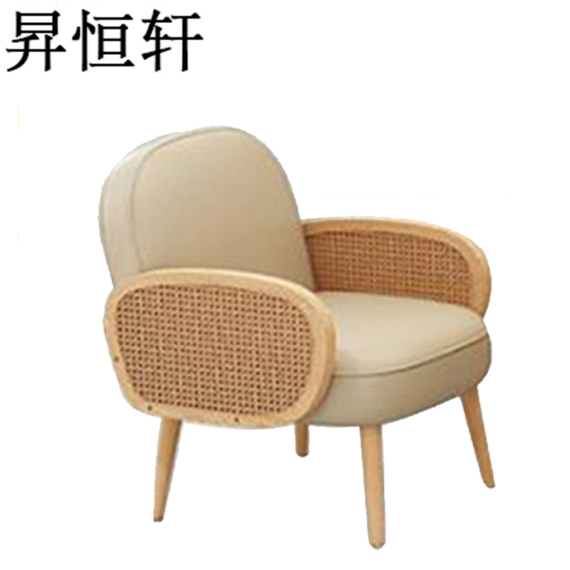 昇恒轩 皮质休闲单人双人沙发长桌方桌套装 SHX-123 套(单人沙发 630*700*750mm)高清大图