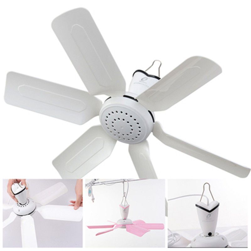 小吊扇床上大风力静音微风蚊帐电家用小型学生宿舍小吊扇
