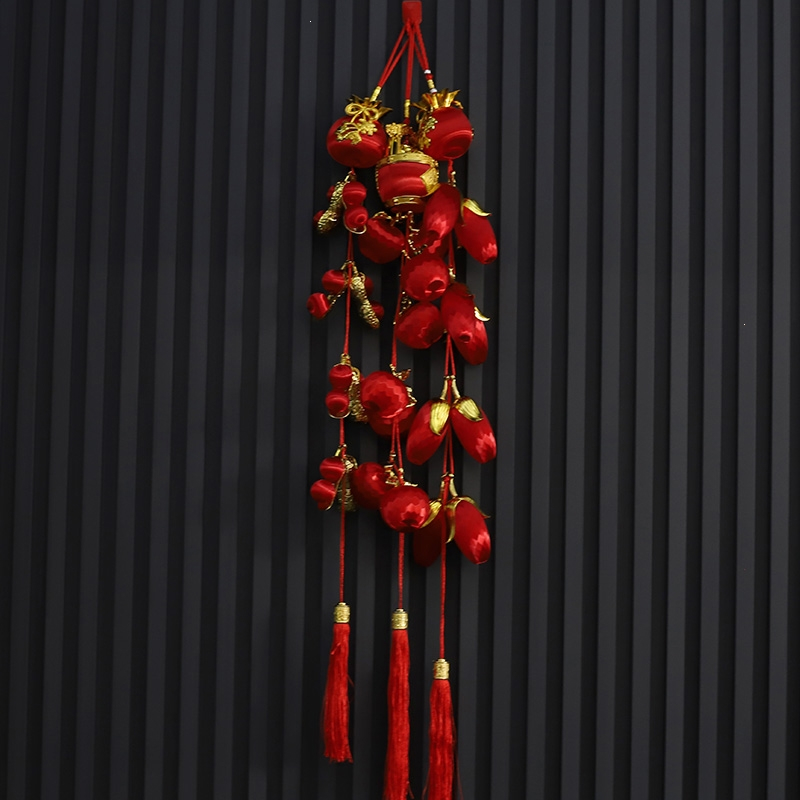 古达乔迁搬家春节喜庆串挂件辣椒串年货挂饰新年装饰场景布置用品