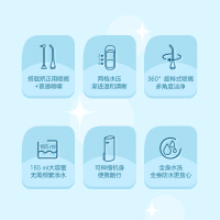 松下(Panasonic)儿童冲牙器家用便携式牙缝水牙线口腔清洁小型喷牙正畸用洗牙器干电池式EW-WDJ1D-A