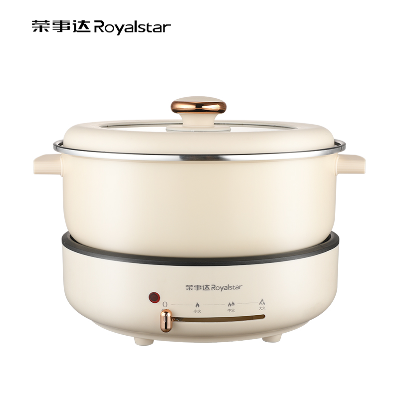 荣事达(Royalstar)RHG-40QF多功能分体电火锅4L(单位:台)白色
