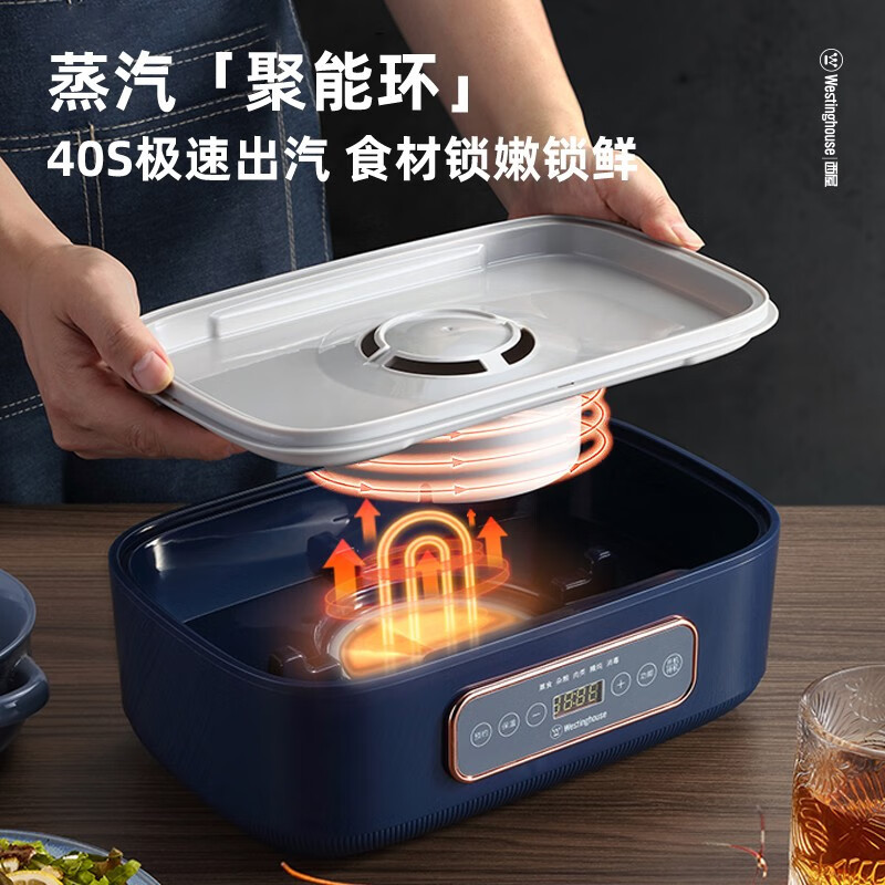 西屋Westinghouse电蒸锅预约电煮锅电炖锅多用途锅 WZL121/单位:个