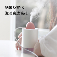 SOLOVE素乐加湿器 小巧便携 纳米雾化 高温高频 过滤杀菌 usb充电 分离式 自动断电 静音便携 蒸发式H5白色