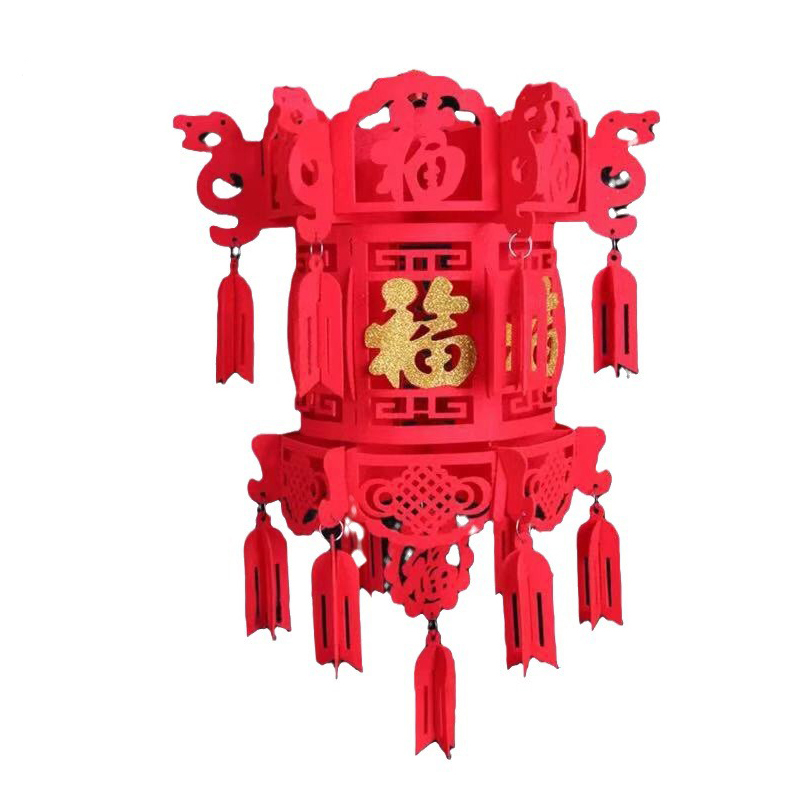 铁迅植绒布福字宫灯X34 个高清大图