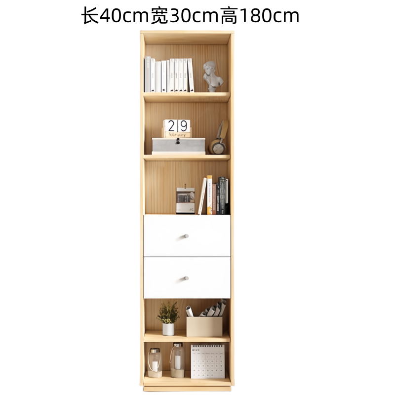 芙首泰书柜双抽400*300*1800mm台高清大图