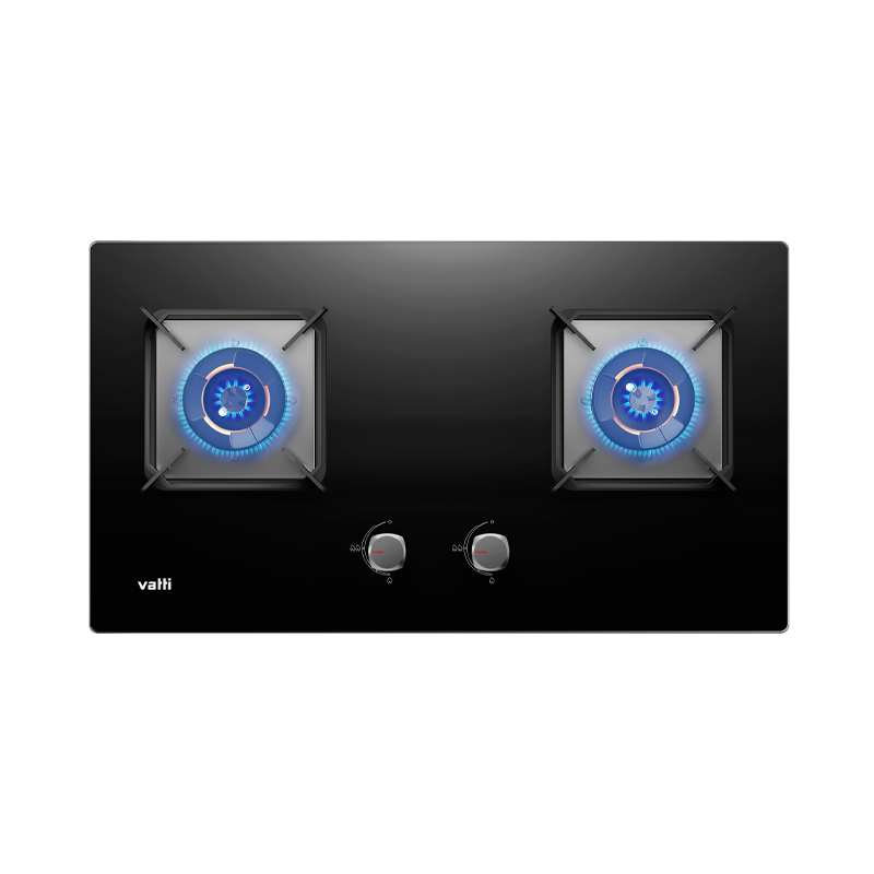 华帝(vatti)5.0KW火力燃气灶大火单灶具双眼灶厨房家用嵌入式钢化玻璃离子熄火保护烈焰不糊锅i10073B液化气
