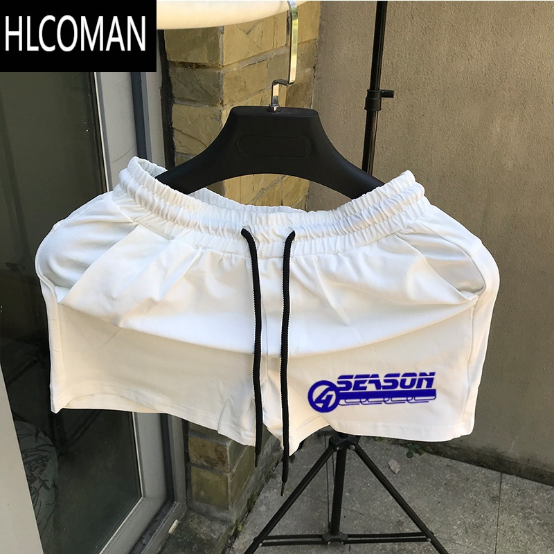HLCOMAN休闲短裤男夏季薄款新款宽松三分裤运动直筒中裤外穿潮流沙滩裤子