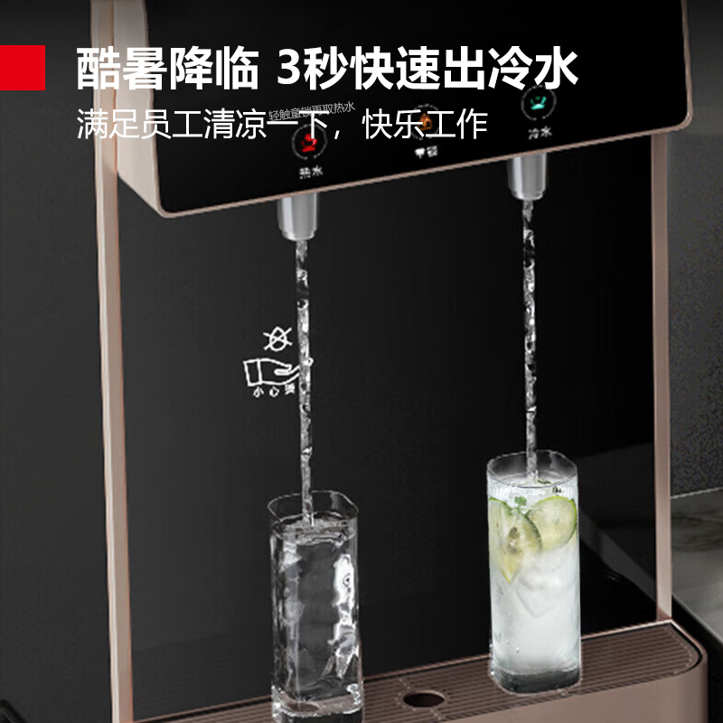 德玛仕DEMASHI直饮水机商用学校烧水机单位用开水器不锈钢商用净水器 KS-08LG-1H