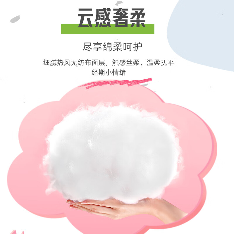 植护安睡裤姨妈安全裤型卫生巾M码*15片高清大图