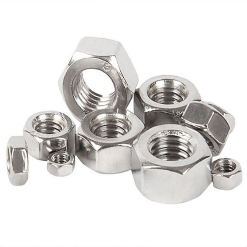 志浪 304不锈钢六角螺母M5 个高清大图