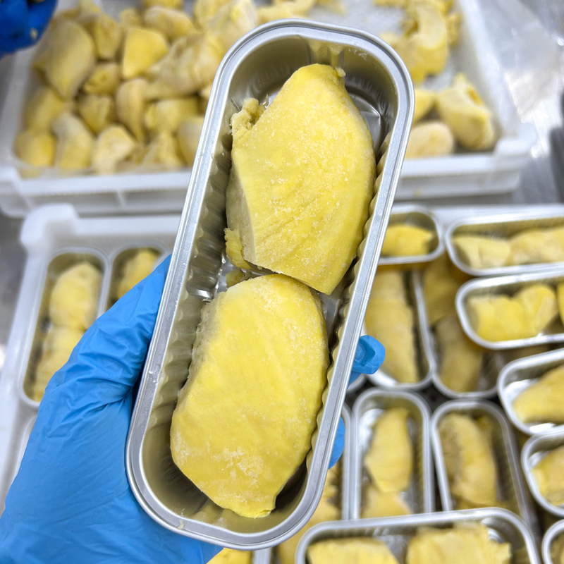 [鲜佰客]顺丰速运 泰国纯A烤榴莲肉 10盒 100g/盒 新鲜水果冷冻液氮金枕头榴莲冻肉
