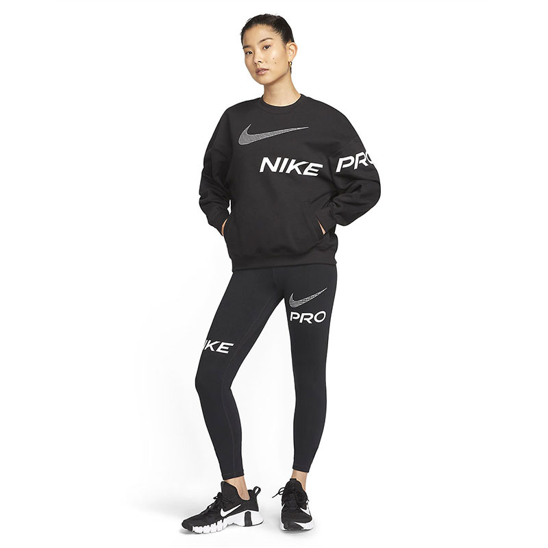 nike耐克卫衣女款2023春季新款运动服休闲圆领卫衣套衫dx0075010
