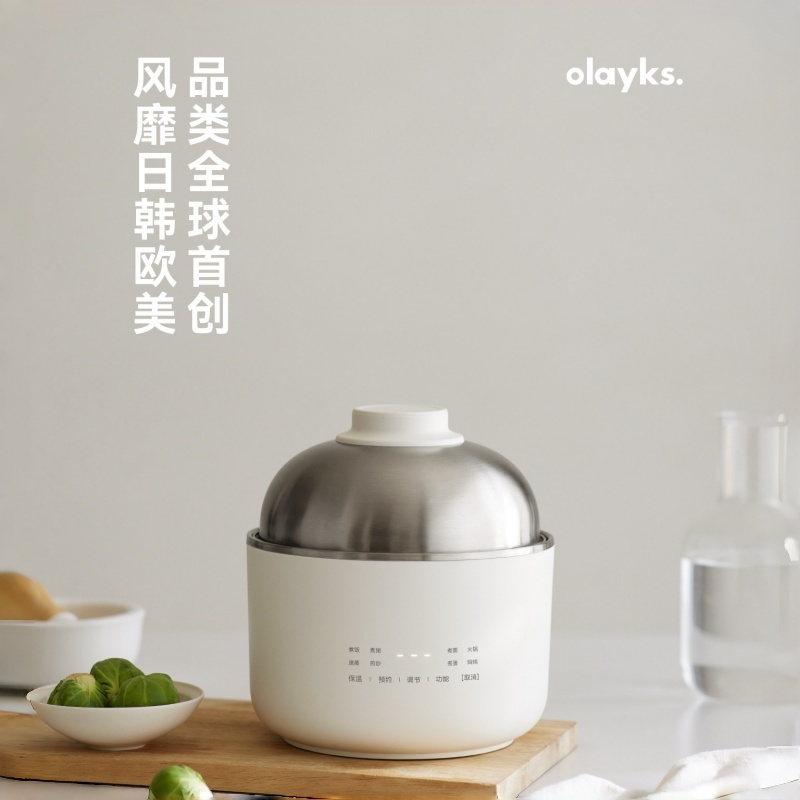 olayks.立时 多功能电煮锅1.5L OLK-01-18 (单位:台)高清大图