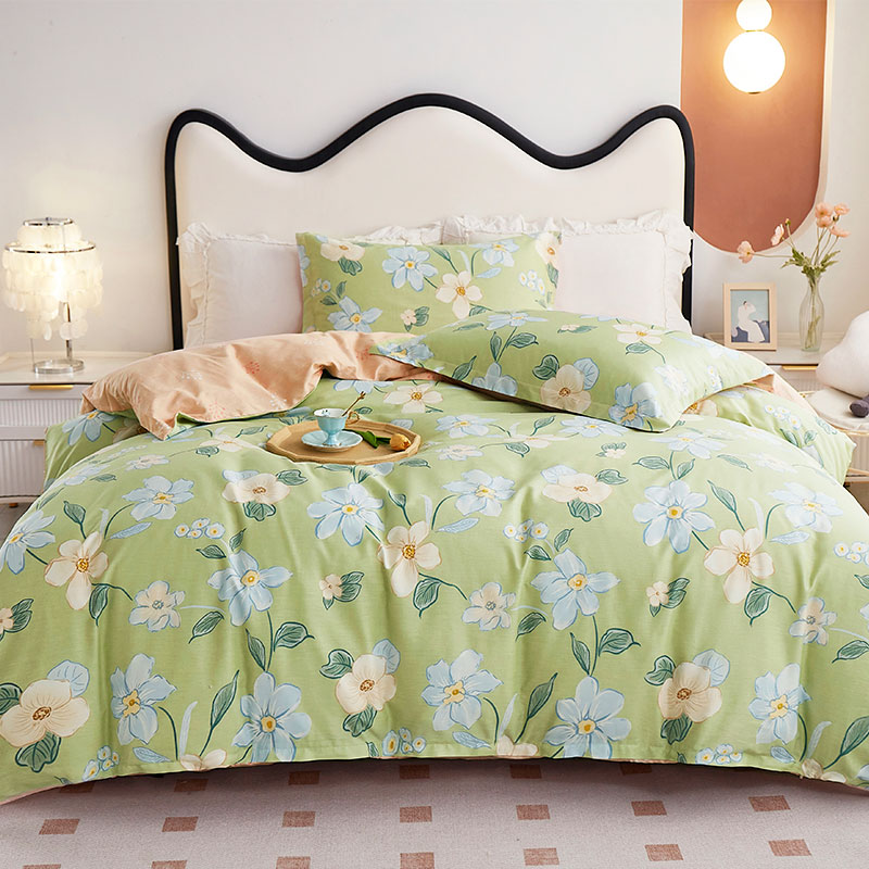 唐纳家纺 全棉四件套-清丽花园 200*230CM- TN-KT24020