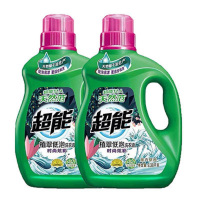 WQLQ超能植萃低泡洗衣液(时尚炫彩)3.38kg*2瓶