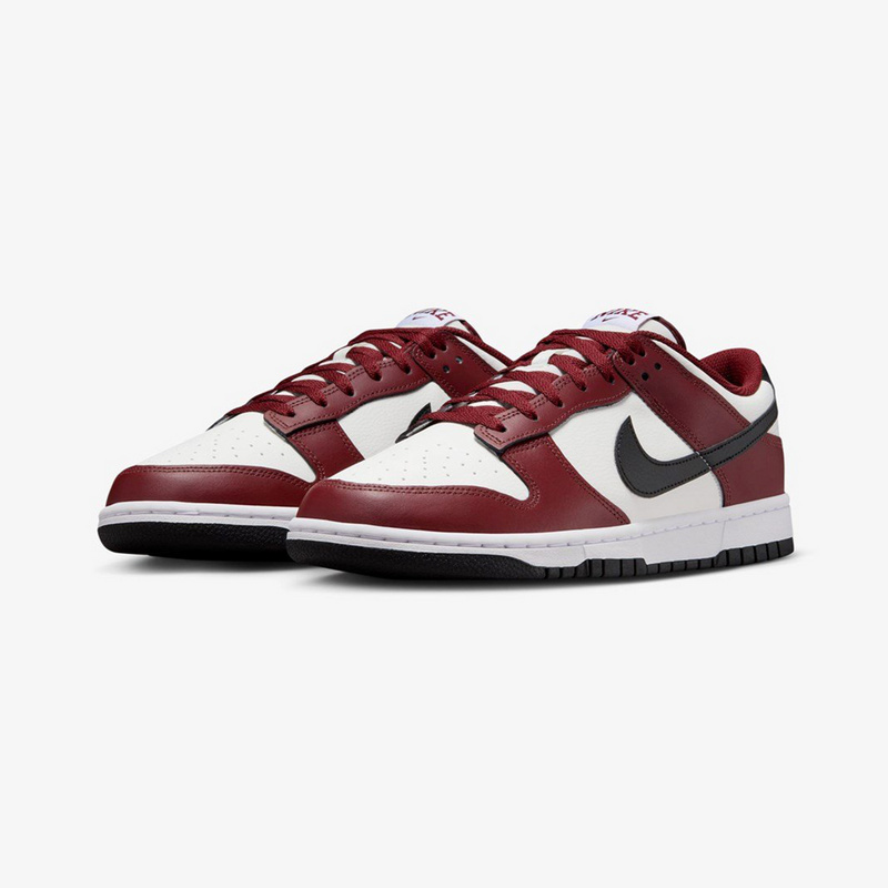 耐克Nike Dunk Low 白红黑 男子低帮复古运动休闲板鞋 FZ4616-600