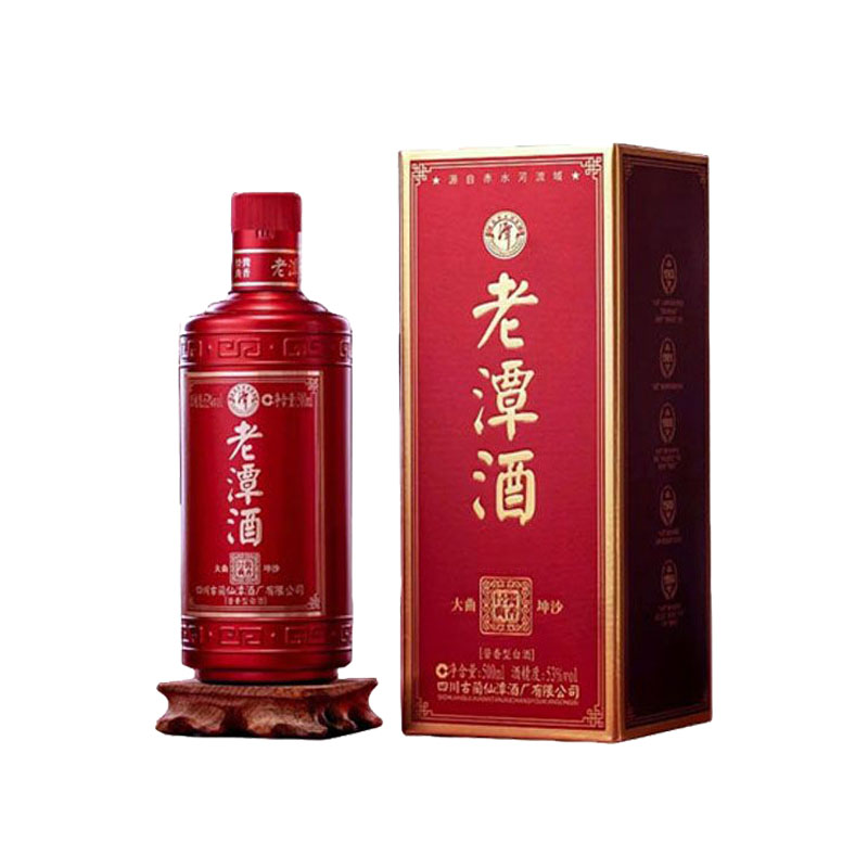 潭酒 老潭酒红标 53度 500ml*1瓶 酱香型白酒高清大图